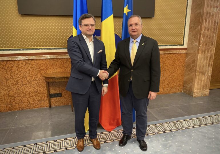 Ministrul de Externe Kuleba s-a întâlnit cu premierul Ciucă: Mulțumesc României pentru sprijinirea Ucrainei