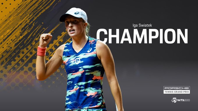Iga Swiatek continuă forma excepțională și cucerește un nou trofeu WTA