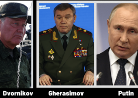 Putin schimbă din nou conducerea armatei. Îl trimite pe șeful de stat major pe front, nemulțumit de ofensiva din est