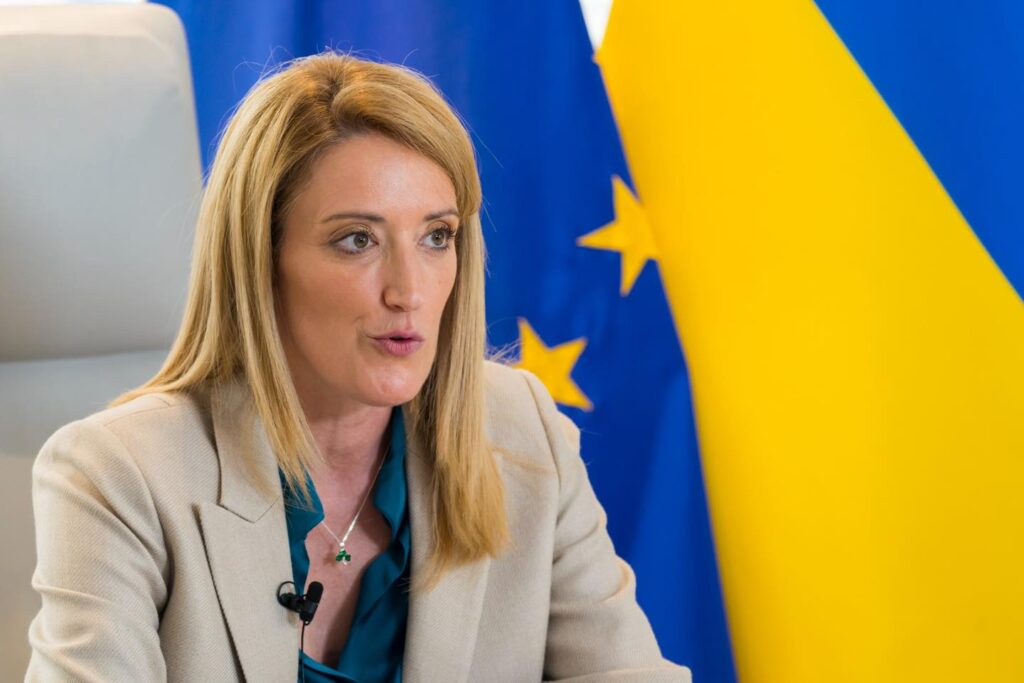 Roberta Metsola vine în România. Prima întâlnire e cu Nicușor Dan