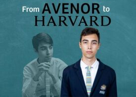 Andrei Mitoiu, elevul Avenor College admis la Harvard, după cea mai strictă selecție din istoria universității americane