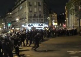 Proteste violente la Paris şi Lyon, după ce Macron a câştigat alegerile (Video)