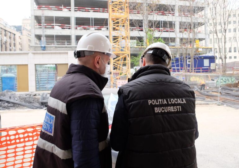 Zeci de amenzi date constructorilor din Capitală, maxima de 15.000 de lei din cauza prafului