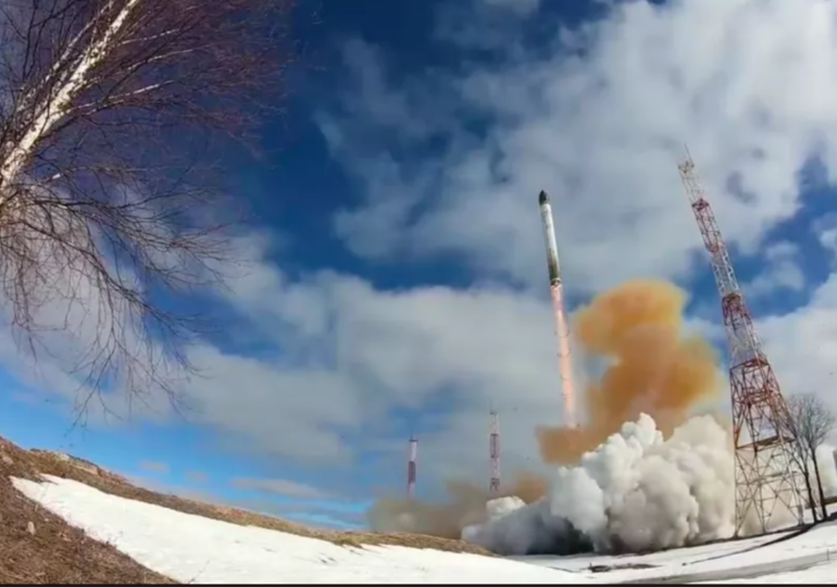 Cât de repede plănuiește Rusia să desfăşoare primele rachete Sarmat cu capabilităţi nucleare