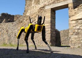 Câinele robot Spot a devenit paznicul sitului arheologic Pompeii (Video)