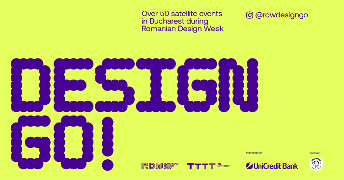 Bucureștiul devine capitala designului românesc prin evenimentele din programul Design GO! din cadrul Romanian Design Week 2022