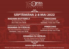 Madama Butterfly, Doamna cu cățelul și Pinocchio, la Opera Națională București