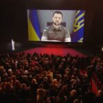 Zelenski a fost ovaționat în picioare la Cannes: „Ura va dispărea, dictatorul va pierde!” (Video)