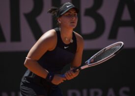 Bianca Andreescu a fost eliminată de la Roland Garros