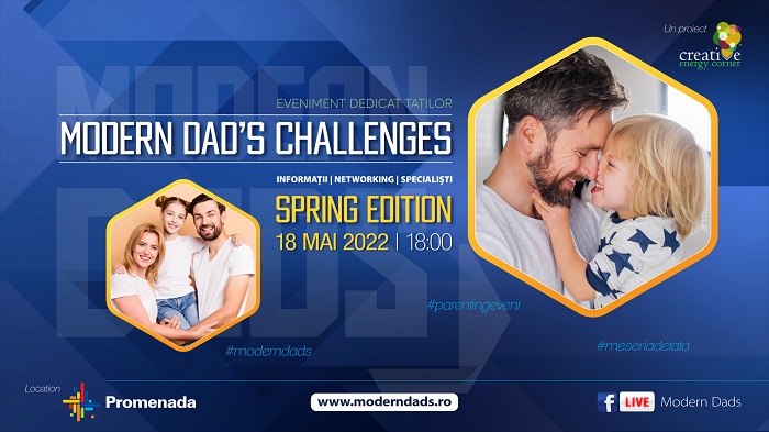 Modern Dads Challenges, singurul eveniment dedicat taților, revine cu o ediție offline