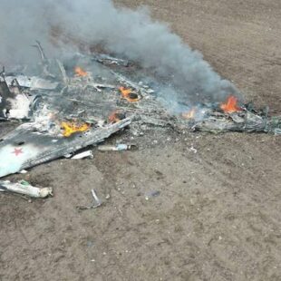 avion rusesc prăbușit