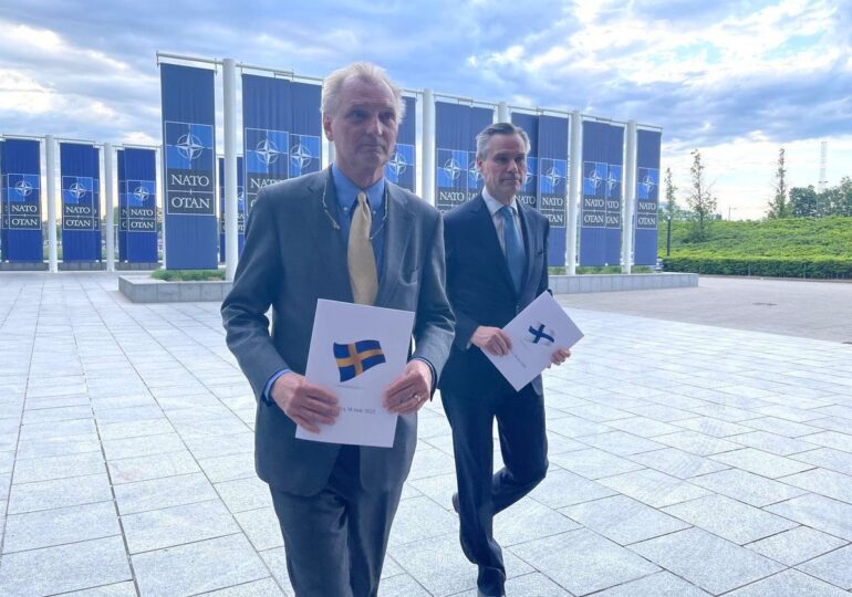 Finlanda și Suedia au făcut împreună pasul istoric în NATO: Sperăm să finalizăm rapid!