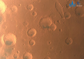 Imagini spectaculoase surprinse de sonda spațială a Chinei pe planeta Marte (Galerie foto)