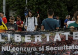 Protest în Piața Victorei față de proiectele noilor legi ale securității naționale (Video&Foto)