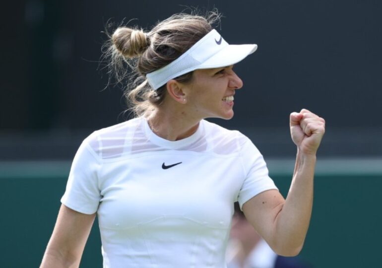 Simona Halep se califică în sferturi la Wimbledon după o lecție de tenis