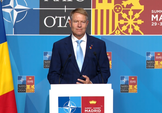Iohannis cere la Madrid ca Marea Neagră să fie declarată zonă de interes strategic pentru NATO