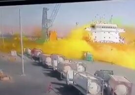 Scurgeri de gaze toxice într-un port din Iordania: 10 morți și sute de răniți (Video)
