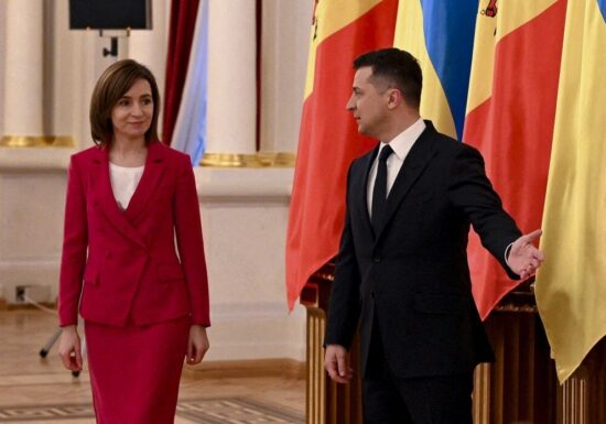 Maia Sandu, vizită-surpriză în Ucraina: Suntem alături de curajosul popor ucrainean