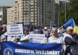 Sindicaliștii din Educație fac azi marș cu 15.000 de participanți. Restricții de trafic în București. Se pregătește greva din 22 mai