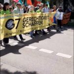 Mii de oameni au ieșit în stradă la Munchen, înainte de summitul G7 (Foto & Video)