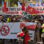 Protest anti-NATO la Madrid înainte de summit: Noi vă plătim războaiele, lăsați-ne în pace! (Video)