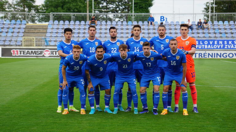 Naționala de tineret a României a luat patru goluri de la Slovacia