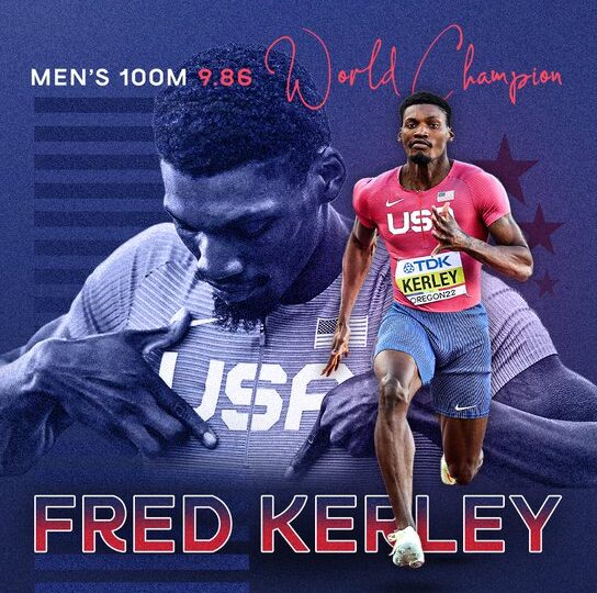 Fred Kerley, cel mai rapid om al planetei. SUA au bifat toate medaliile la proba regină a Mondialelor de atletism