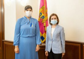 Maia Sandu a primit-o pe Kovesi la Chişinău şi au vorbit despre fugarii Moldovei