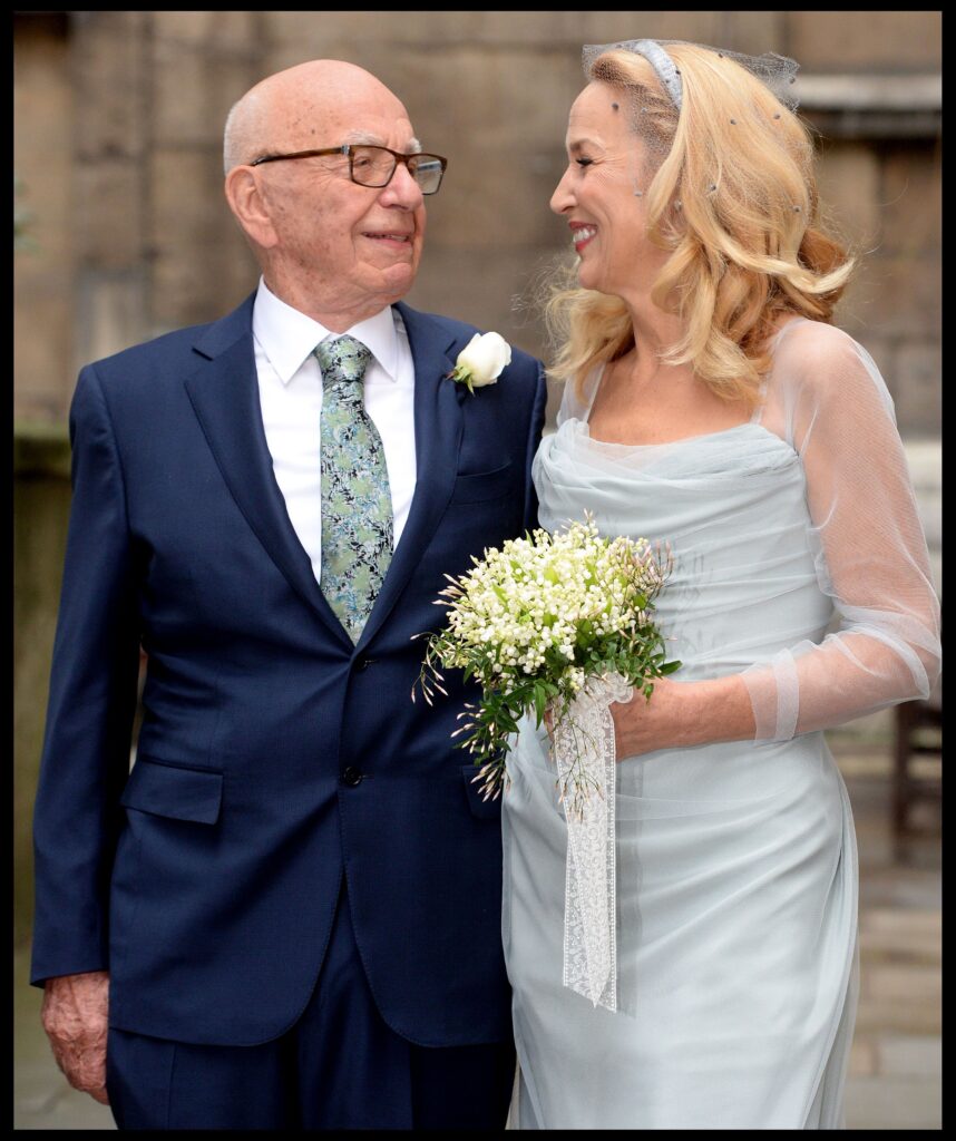 Rupert Murdoch and Jerry Hall Marriage Blessing