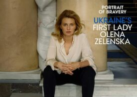 Olena Zelenska apare pe coperta Vogue. Pozează printre arme, dar și cu Zelenski (Galerie foto)