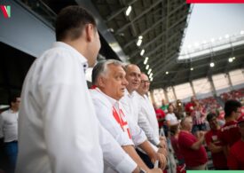 Viktor Orban în România: Ovaționat minute întregi pe stadion, cină cu Kelemen Hunor (Galerie foto)