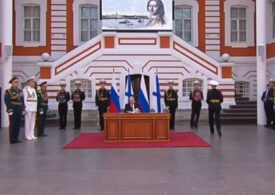 Putin a semnat, într-un decor grandios, noua doctrină navală a Rusiei (Video)