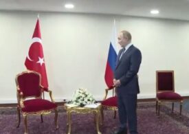 Putin a fost lăsat să aştepte de Erdogan. Părea descumpănit (Video)