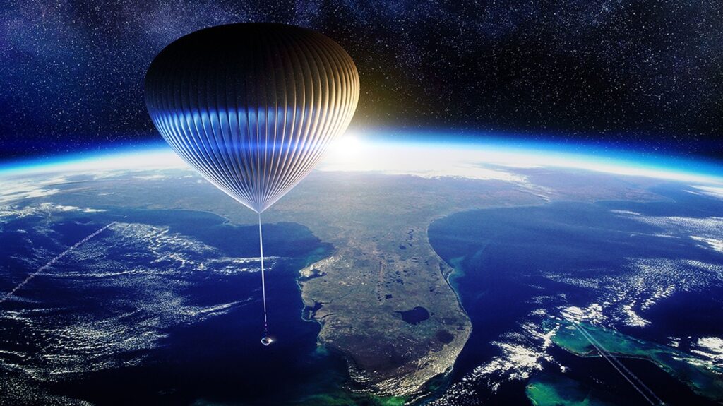 Plans to offer balloon rides to the edge of space 
