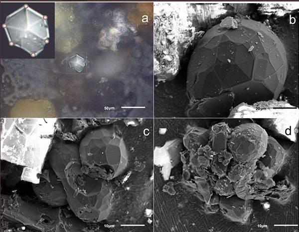 Cristale necunoscute până acum, descoperite în praful de meteorit