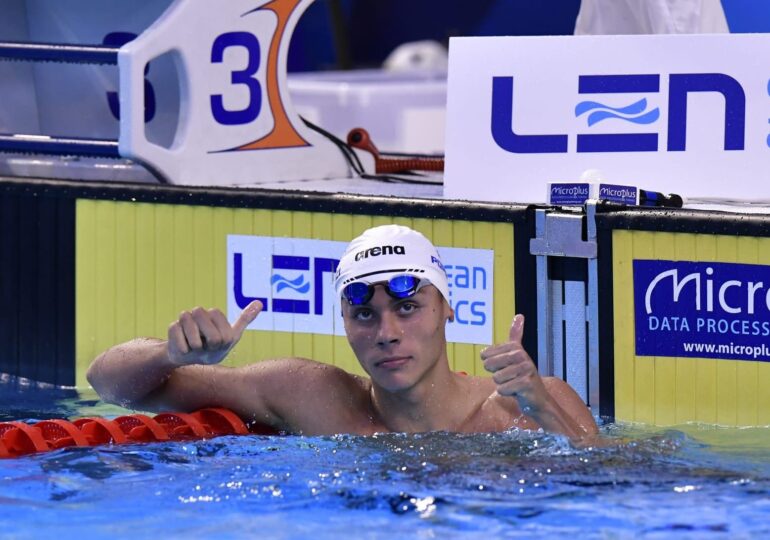 David Popovici a câștigat medalia de aur la Campionatele Europene la 200 de metri liber