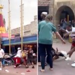 Bătaie în masă, la Disney: O familie a primit interdicţie pe viaţă (Video)