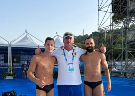 Aur și argint pentru România în proba de sărituri de la mare înălțime de la Europenele de natație de la Roma