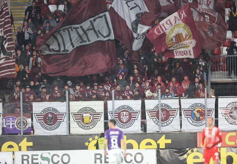 Superliga: Rapid câștigă pe final cu CS Mioveni