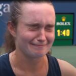 Daria Snigur a plâns în hohote după victoria cu Simona Halep de la US Open: „Slavă Ucrainei!”