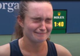 Daria Snigur a plâns în hohote după victoria cu Simona Halep de la US Open: "Slavă Ucrainei!"