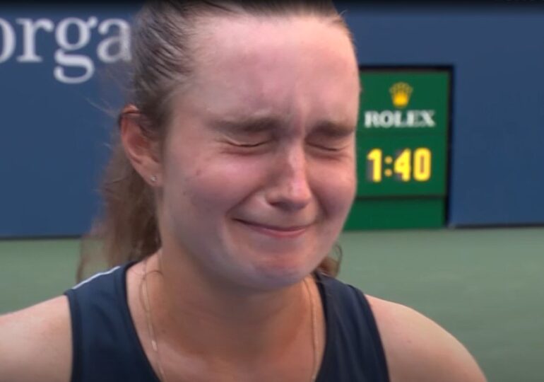 Daria Snigur a plâns în hohote după victoria cu Simona Halep de la US Open: "Slavă Ucrainei!"
