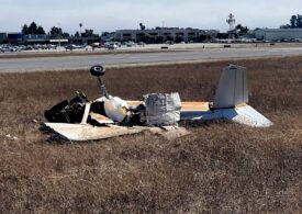 Două avioane s-au ciocnit în zbor, în California. Mai multe persoane au murit (Foto)