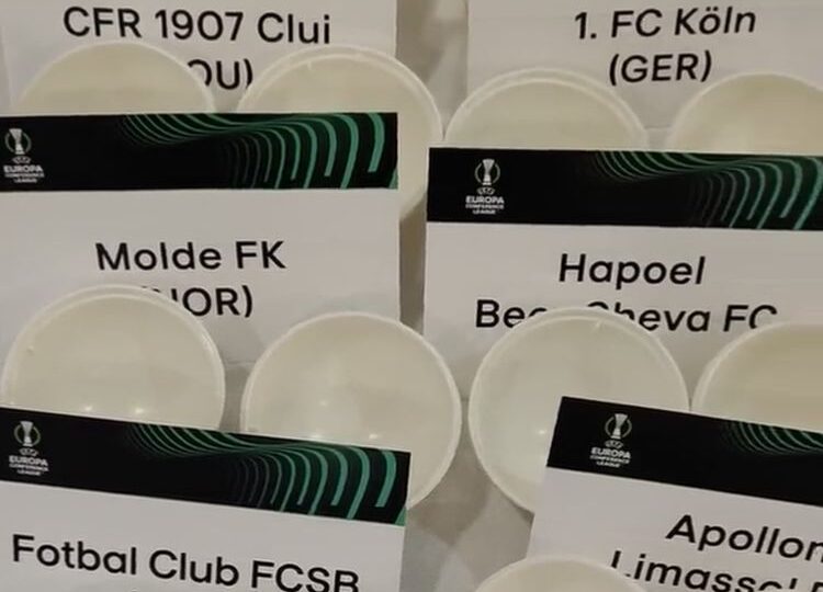 FCSB și CFR Cluj și-au aflat grupele din Conference League