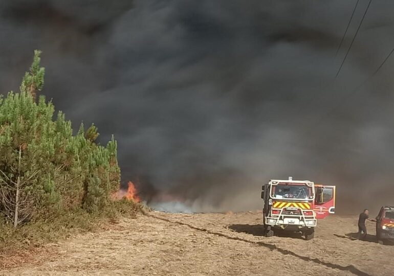 Au reizbucnit incendiile în Franța: 6.000 de hectare mistuite de flăcări şi mii de persoane evacuate (Foto & Video)