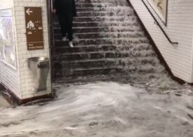 Inundații la Paris, după săptămâni de caniculă. La metrou curge apa fluviu (Video)