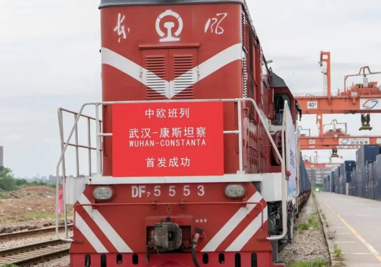 Primul tren pe ruta China-România a plecat din Wuhan