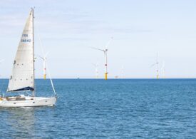 Cum arată primul parc de eoliene în mare din Franța, o soluție bună pentru criza energetică (Video)