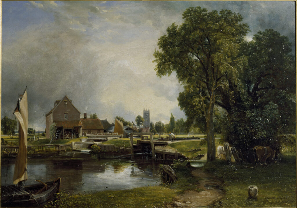 John-Constable-‘Dedham-Lock-and-Mill-1820
