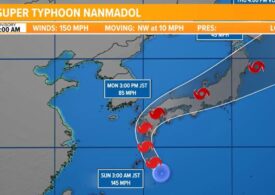 Japonezii se pregătesc pentru super taifunul Nanmadol, posibil cea mai distructivă furtună tropicală din ultimele decenii (Video)